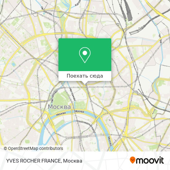 Карта YVES ROCHER FRANCE