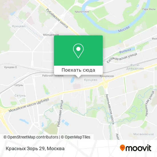 Карта Красных Зорь 29