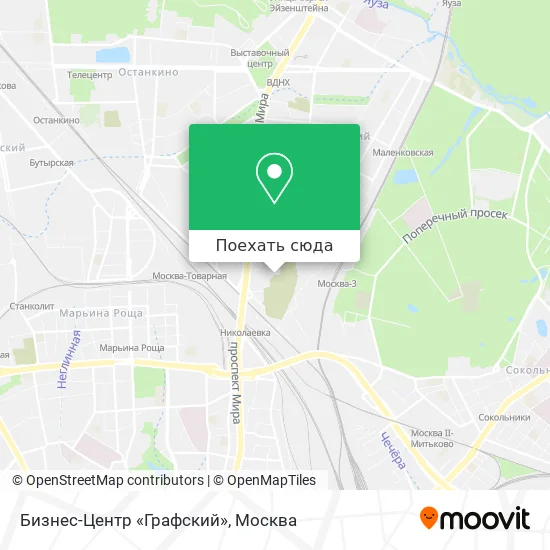 Карта Бизнес-Центр «Графский»