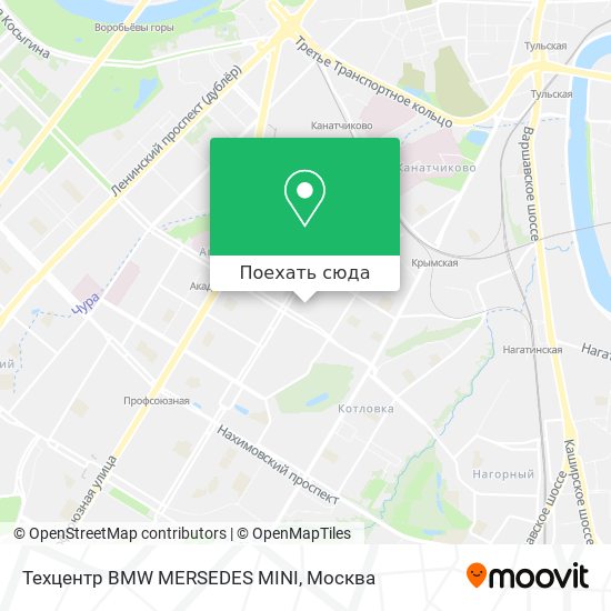 Карта Техцентр BMW MERSEDES MINI