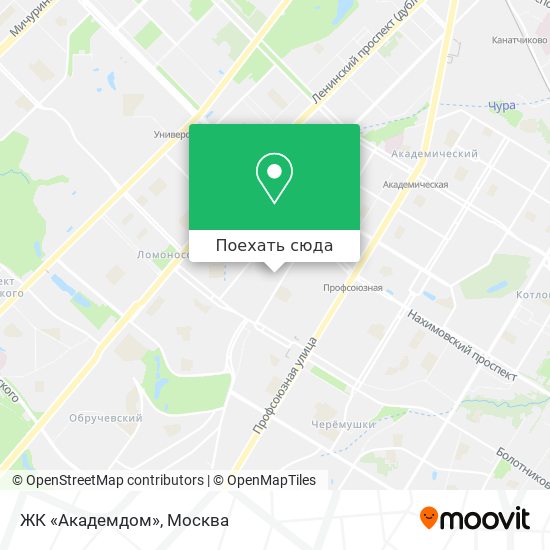 Карта ЖК «Академдом»