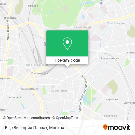 Карта БЦ «Виктория Плаза»