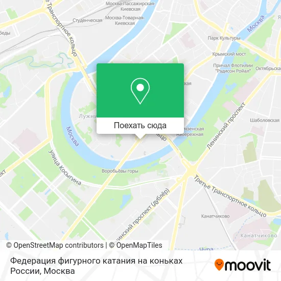 Карта Федерация фигурного катания на коньках России