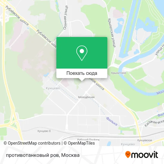 Карта противотанковый ров