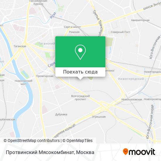 Карта Протвинский Мясокомбинат