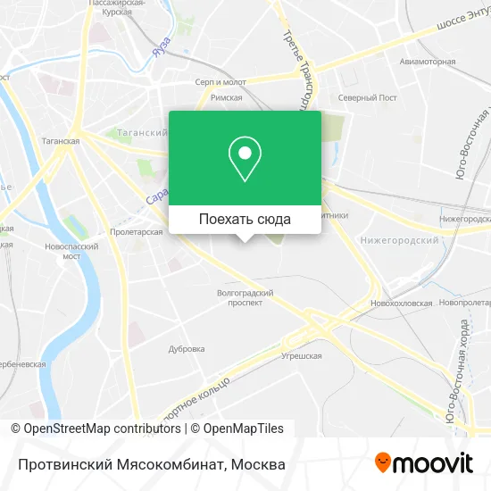Карта Протвинский Мясокомбинат