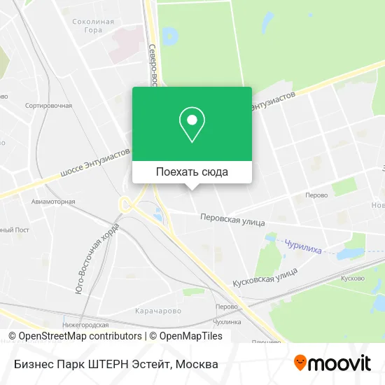 Карта Бизнес Парк ШТЕРН Эстейт