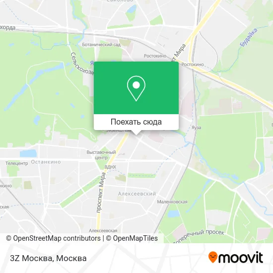 Карта 3Z Москва