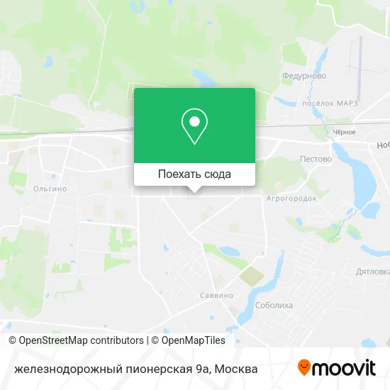 Карта железнодорожный пионерская 9а