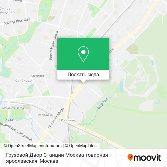 Карта Грузовой Двор Станции Москва-товарная-ярославская