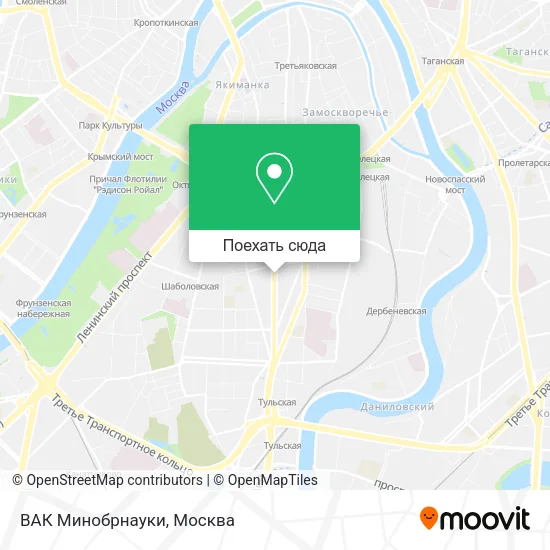 Карта ВАК Минобрнауки