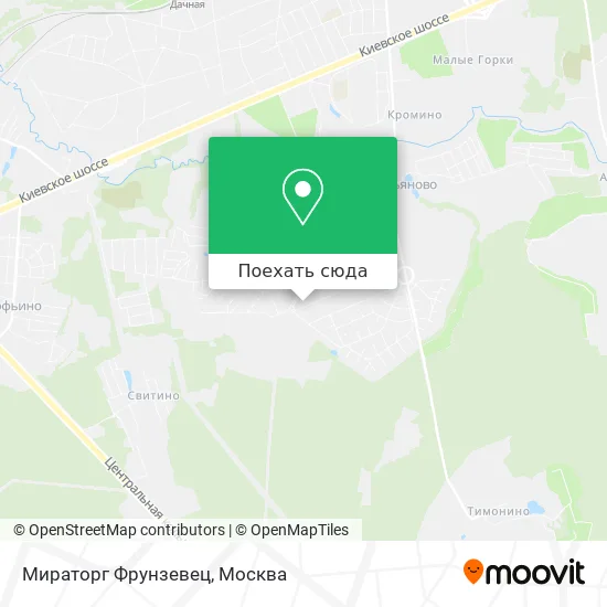 Карта Мираторг Фрунзевец