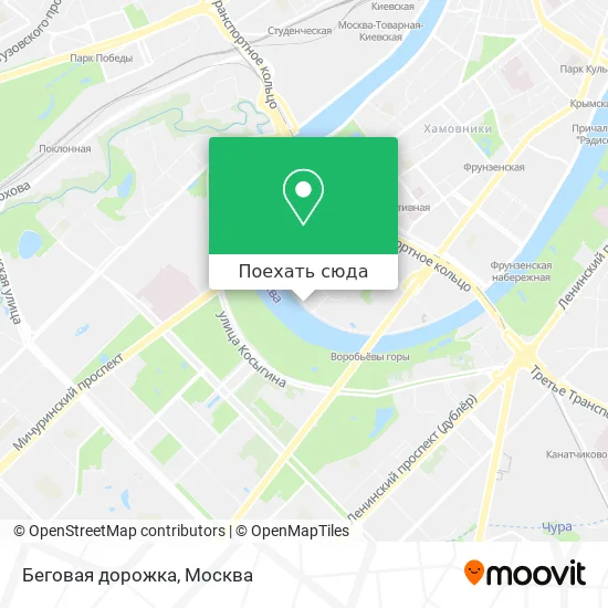 Карта Беговая дорожка