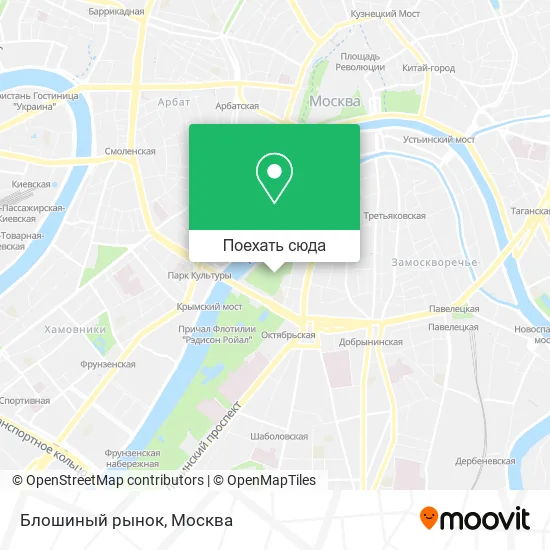 Карта Блошиный рынок