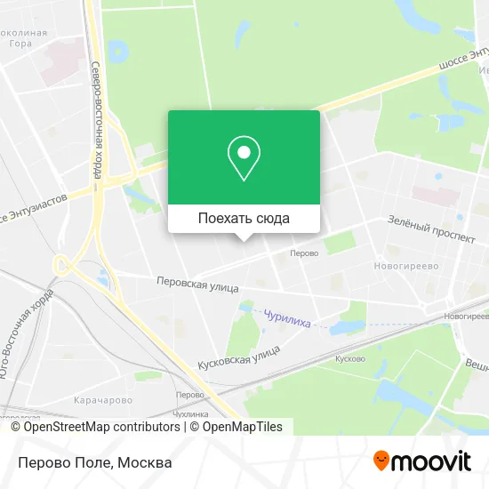 Карта Перово Поле