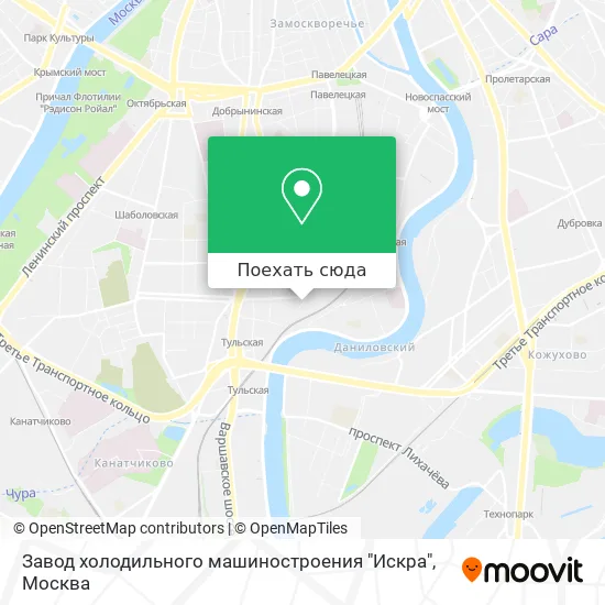 Карта Завод холодильного машиностроения "Искра"