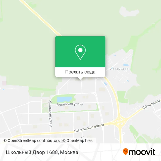 Карта Школьный Двор 1688