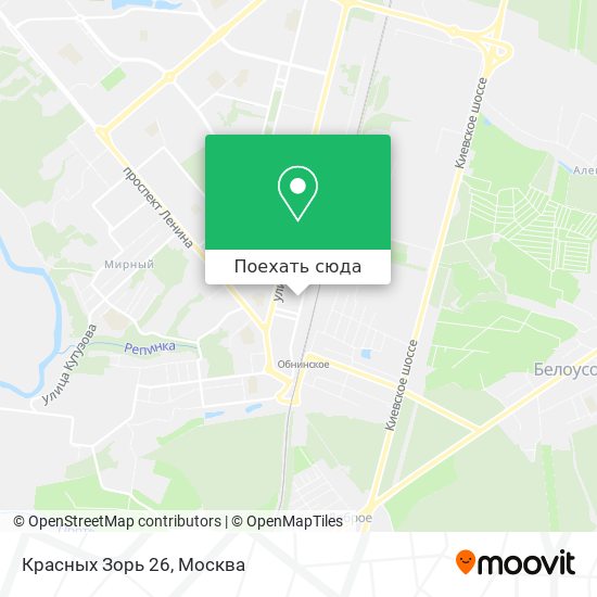 Карта Красных Зорь 26