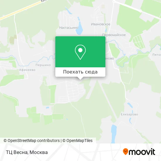 Карта ТЦ Весна