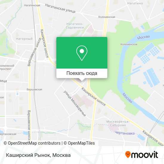 Карта Каширский Рынок