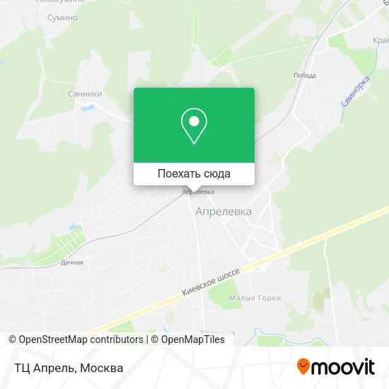 Карта ТЦ Апрель