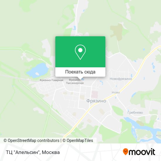Карта ТЦ "Апельсин"