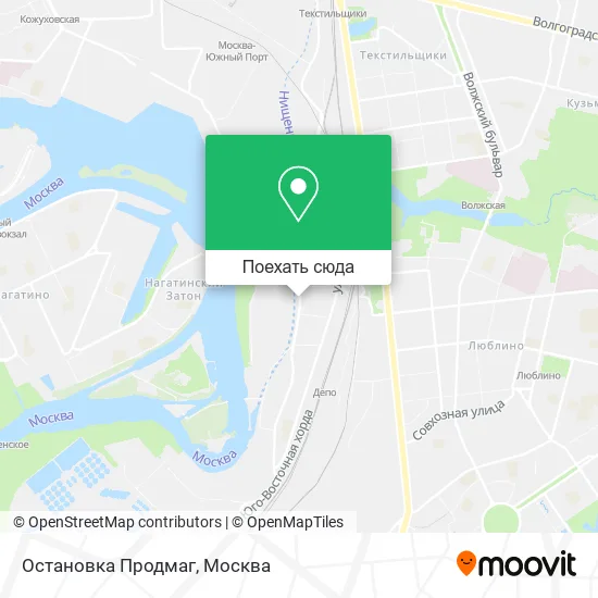 Карта Остановка Продмаг