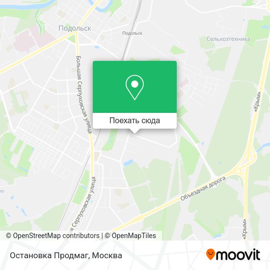 Карта Остановка Продмаг