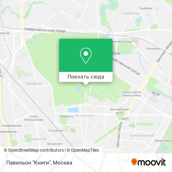 Карта Павильон "Книги"