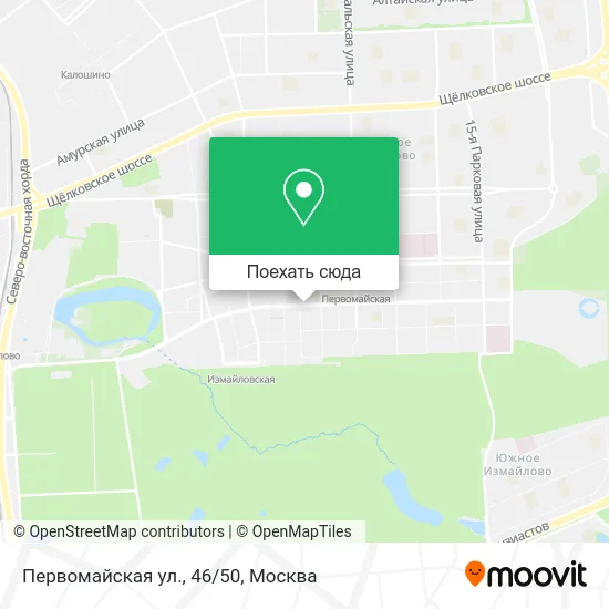 Карта Первомайская ул., 46/50