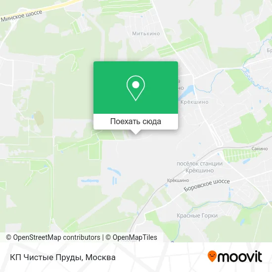 Карта КП Чистые Пруды