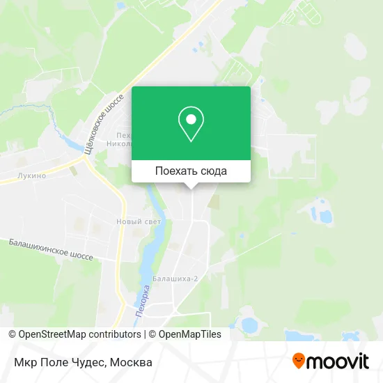 Карта Мкр Поле Чудес