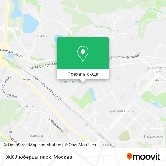 Карта ЖК Люберцы парк