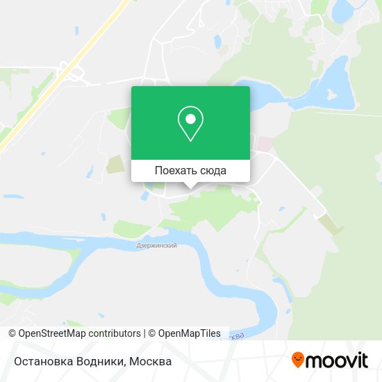 Карта Остановка Водники