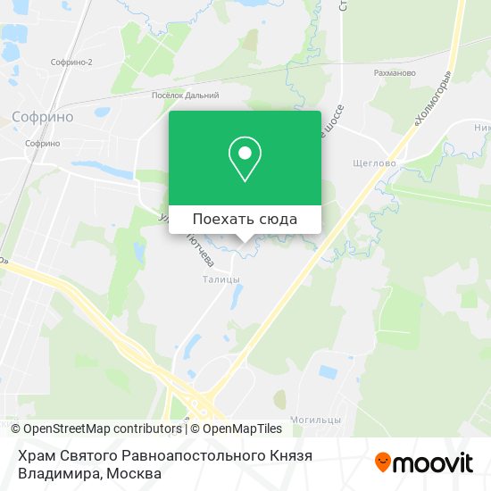 Карта Храм Святого Равноапостольного Князя Владимира