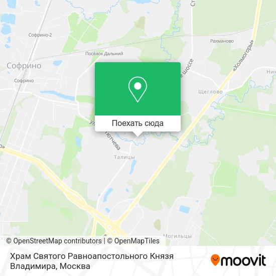 Карта Храм Святого Равноапостольного Князя Владимира