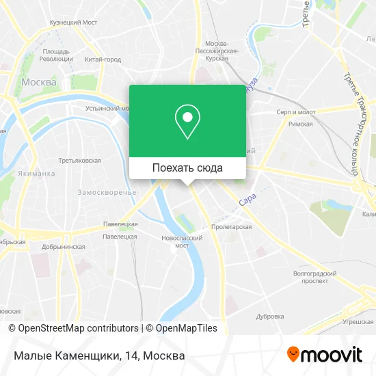 Карта Малые Каменщики, 14
