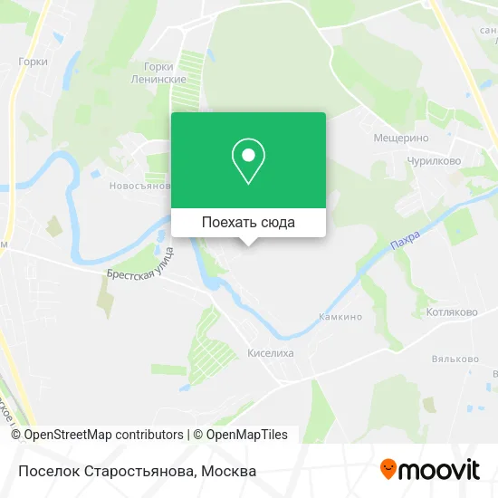 Карта Поселок Старостьянова
