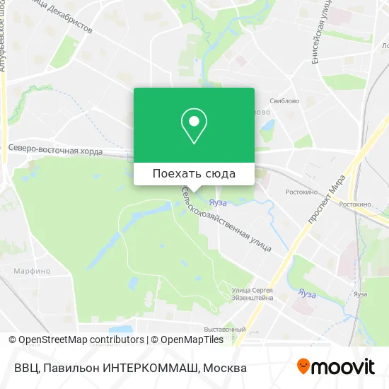 Карта ВВЦ, Павильон ИНТЕРКОММАШ