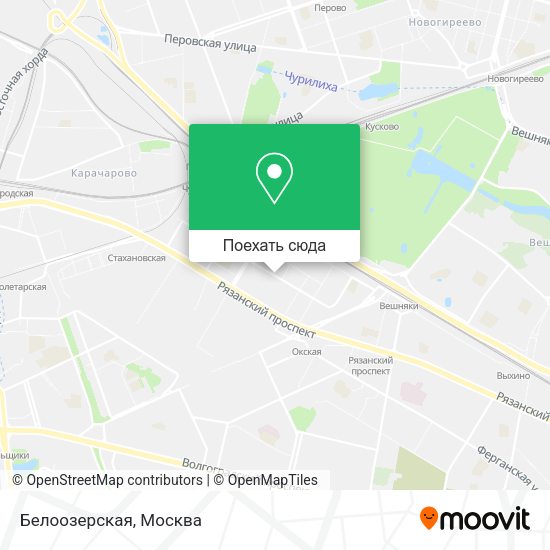Карта Белоозерская