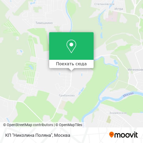 Карта КП "Николина Поляна"