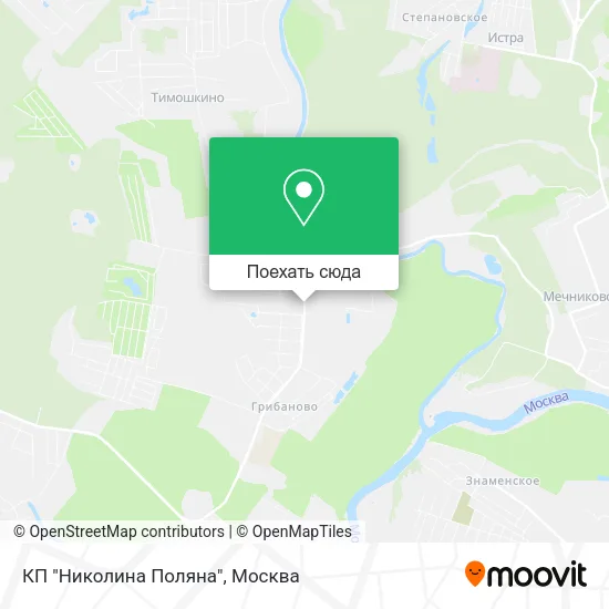 Карта КП "Николина Поляна"