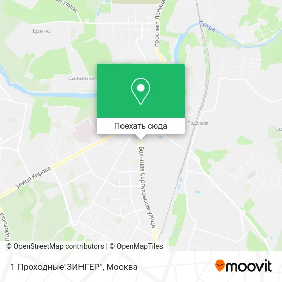 Карта 1 Проходные"ЗИНГЕР"