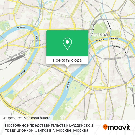 Карта Постоянное представительство Буддийской традиционной Сангхи в г. Москве