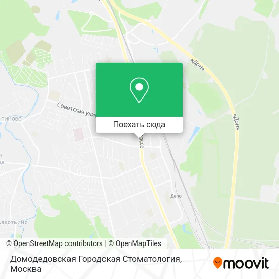 Карта Домодедовская Городская Стоматология
