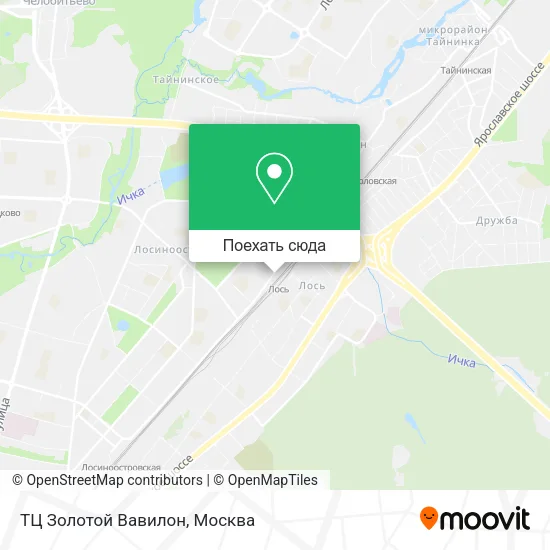 Карта ТЦ Золотой Вавилон