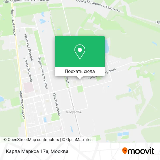 Карта Карла Маркса 17а