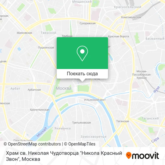 Карта Храм св. Николая Чудотворца "Никола Красный Звон"