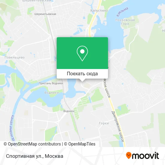 Карта Спортивная ул.