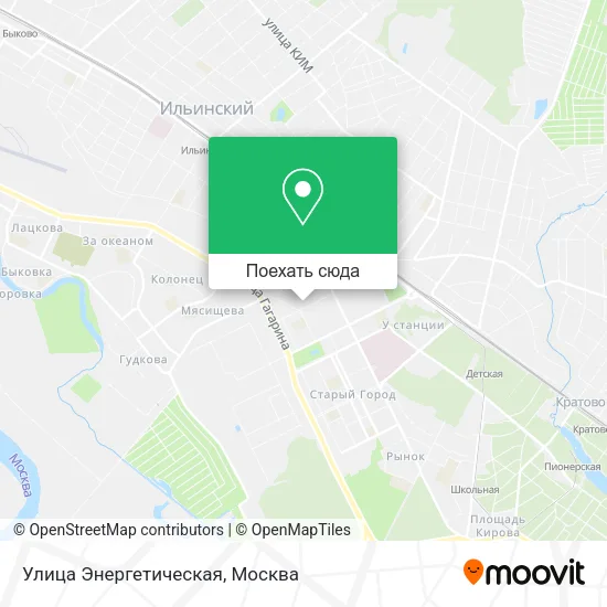 Карта Улица Энергетическая